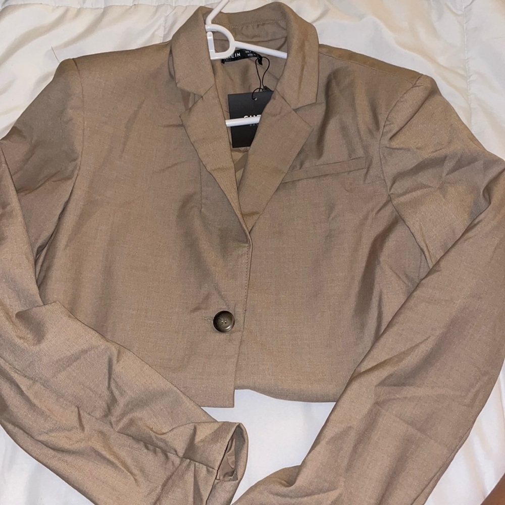 Shein cropped blazer